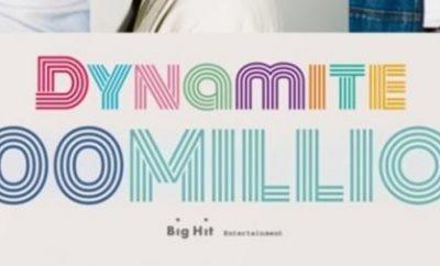 BTS Rompe un nuevo record cuando el MV Dynamite alcanza