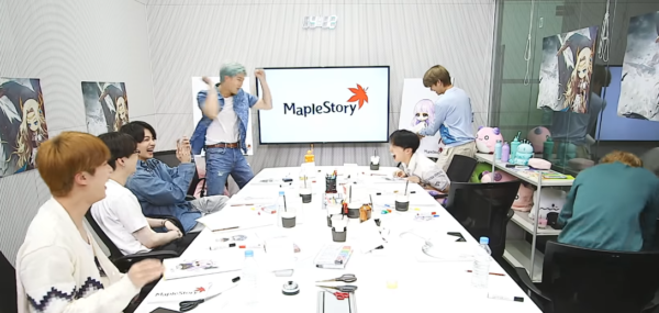 BTS colabora con Maple Story con suerte rehacera el famoso