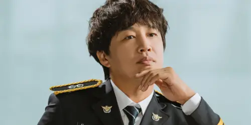 La protagonista de Cha Tae hyun Police University detiene la filmacion