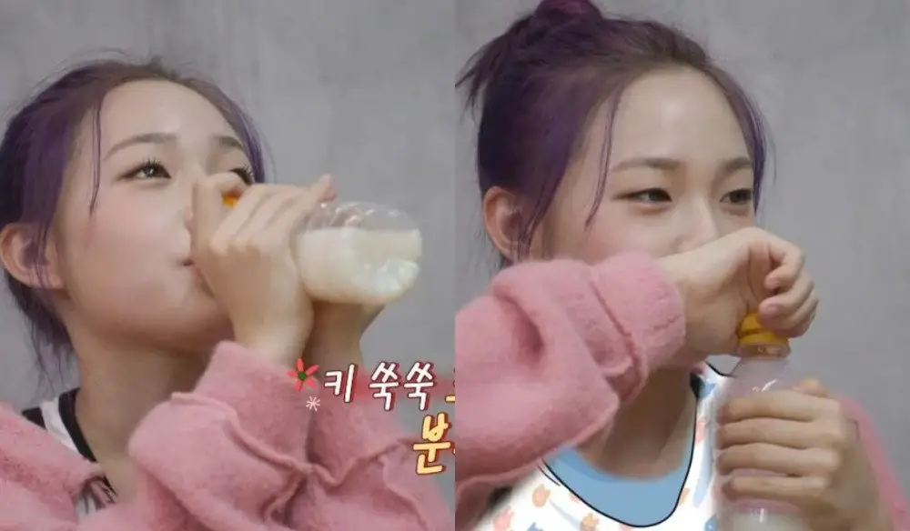 Se revela que Park Boeun de CLASS:y está bebiendo fórmula literal para bebés, solo otro día muy normal, supongo.